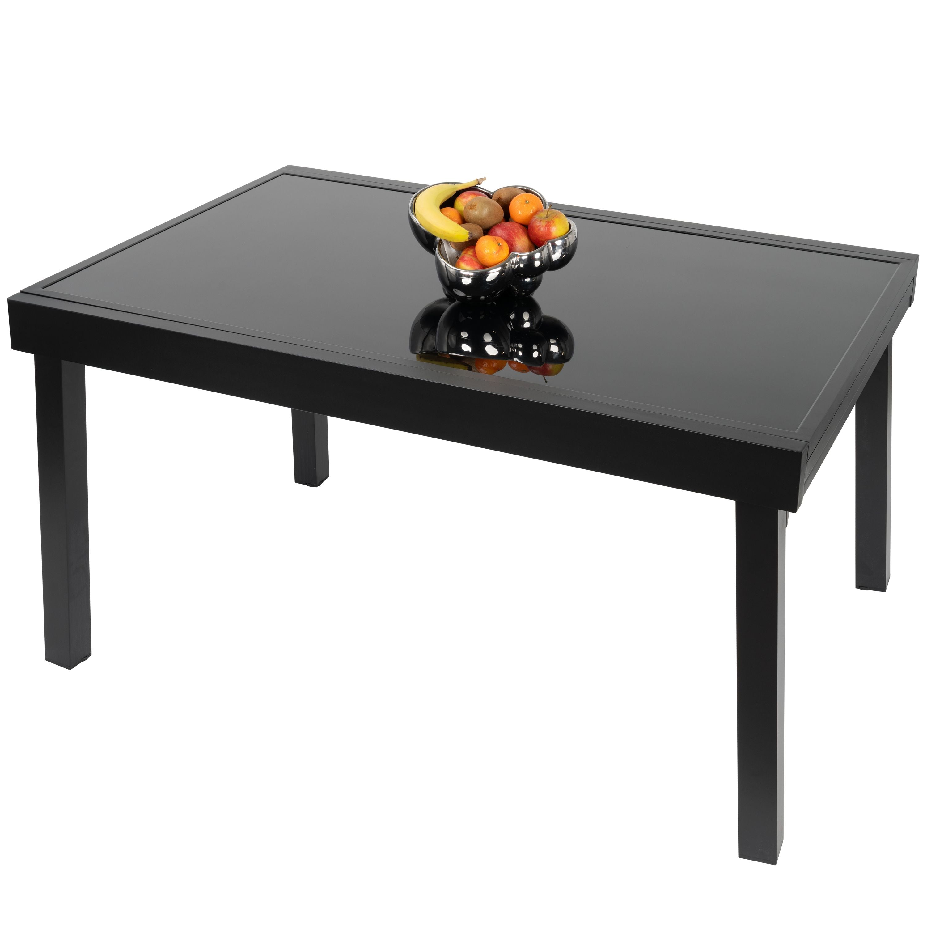 Diplomat XXL Ausziehtisch 135 - 270 cm schwarz