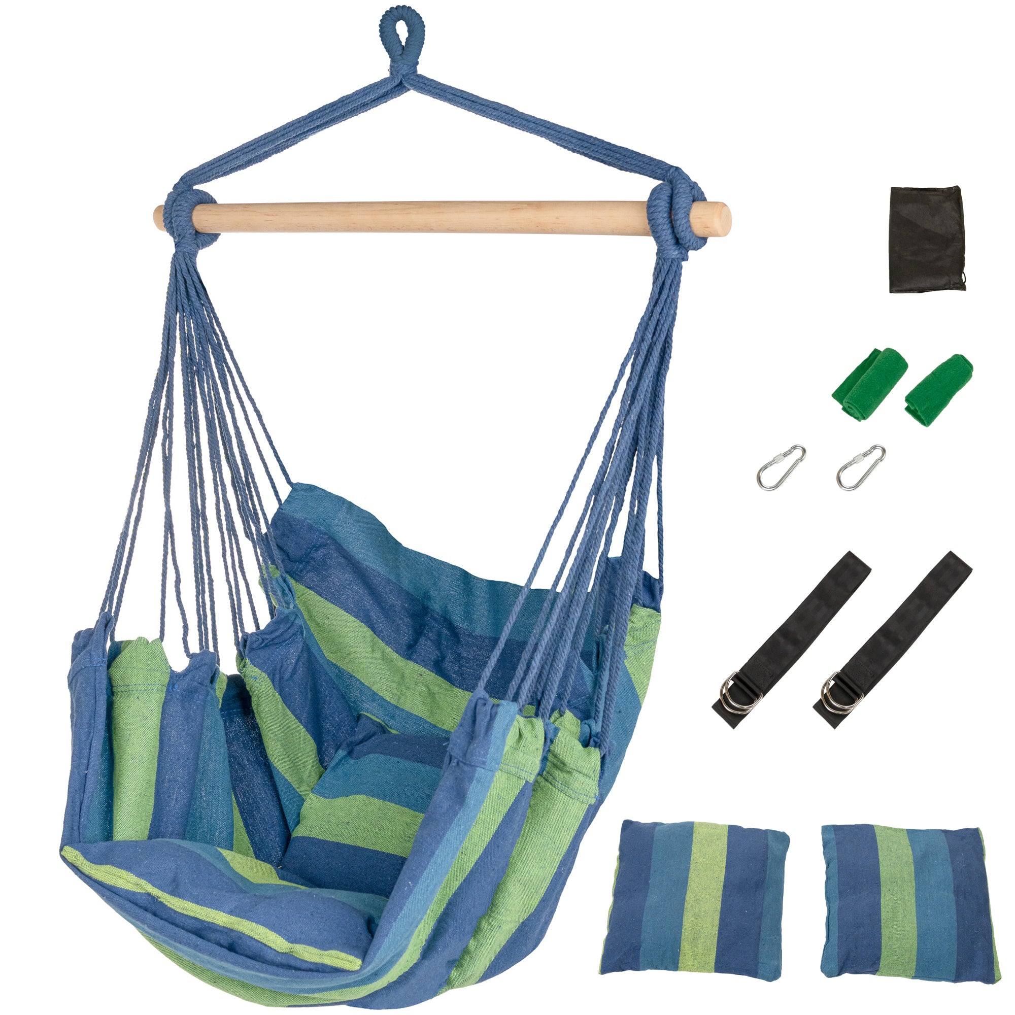 kelsyus hängematte Kalea Hängesessel Blau/Grün