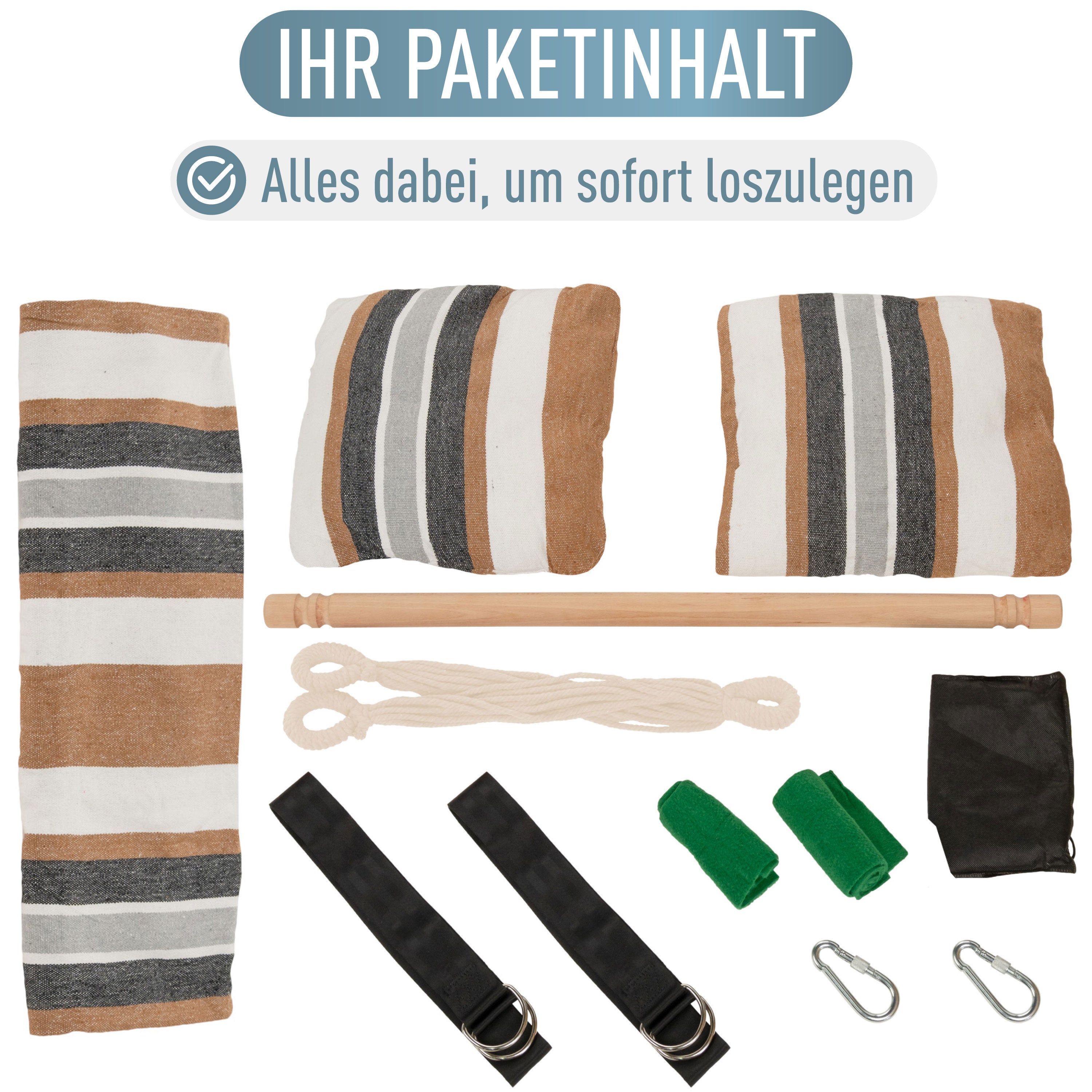 Kalea Hängesessel Cappuccino