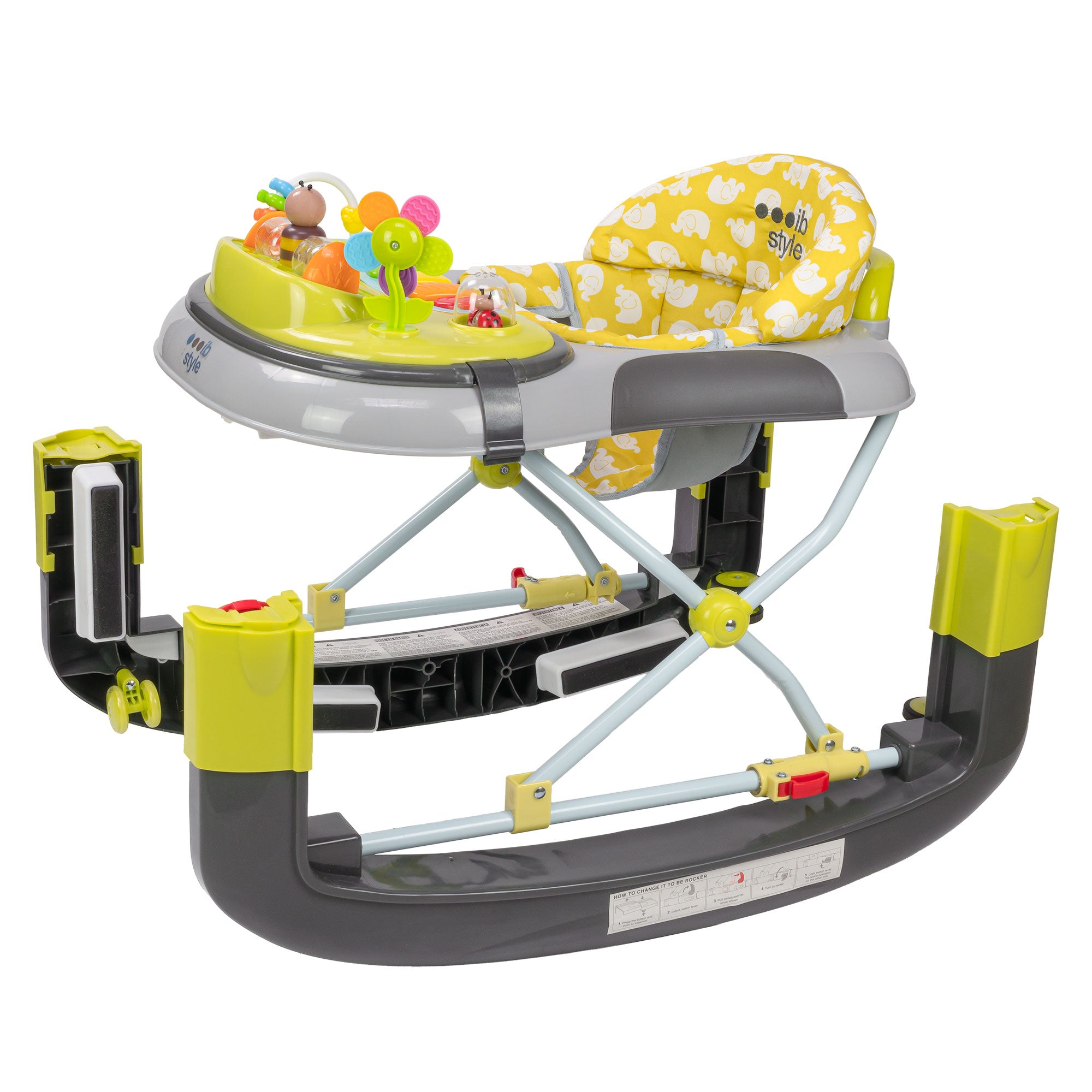 Little World Babywalker Lemon Grey