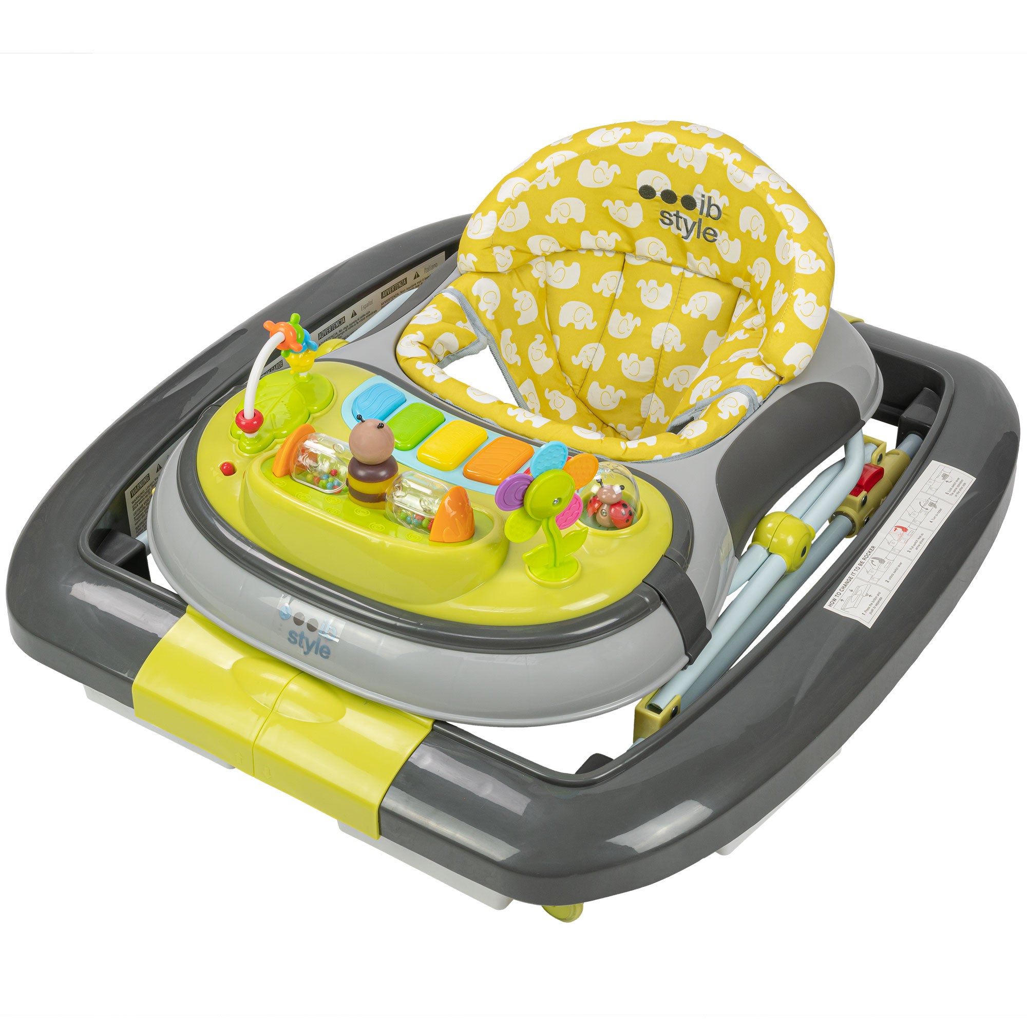 Little World Babywalker Lemon Grey