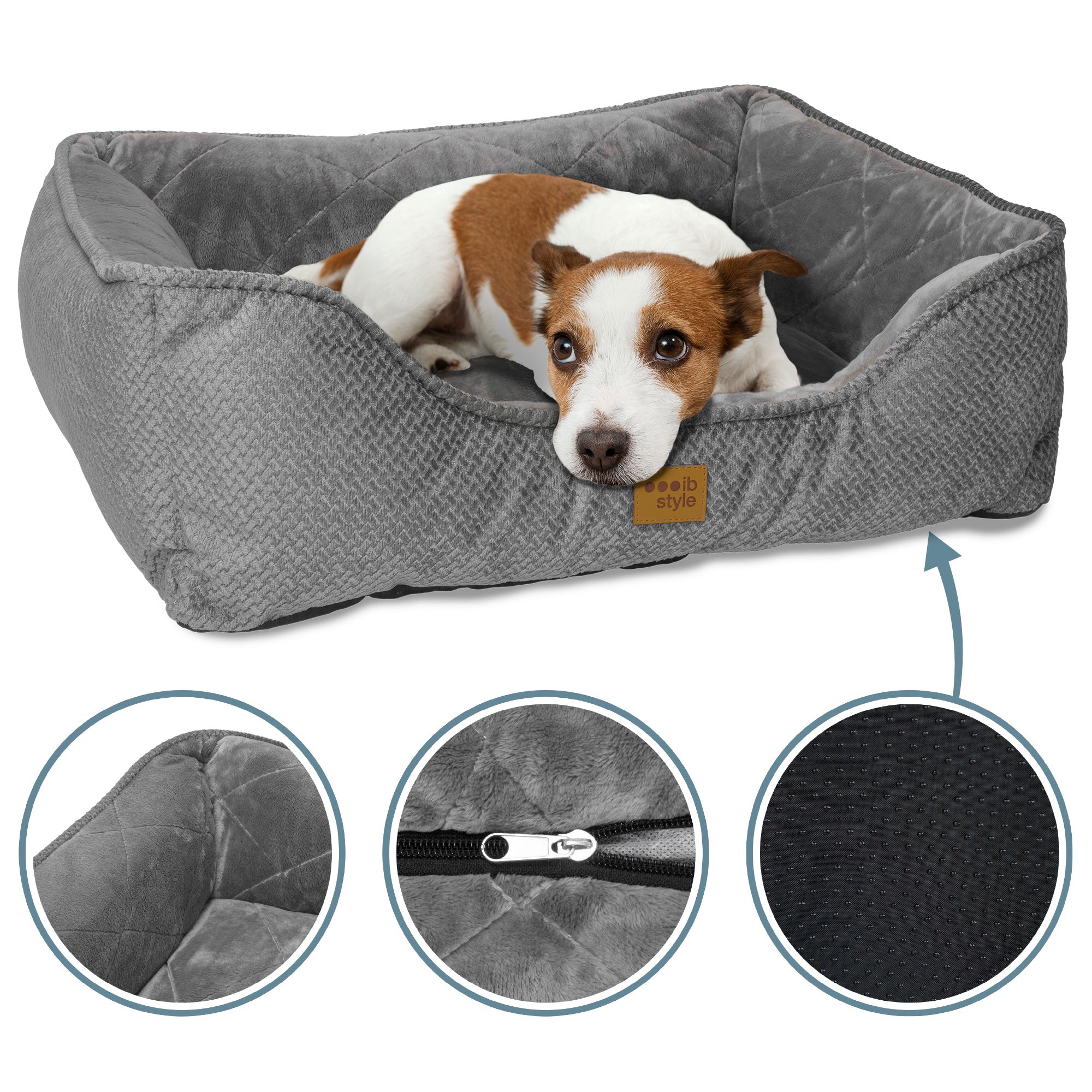 Happy Milo S Hundebett Grau