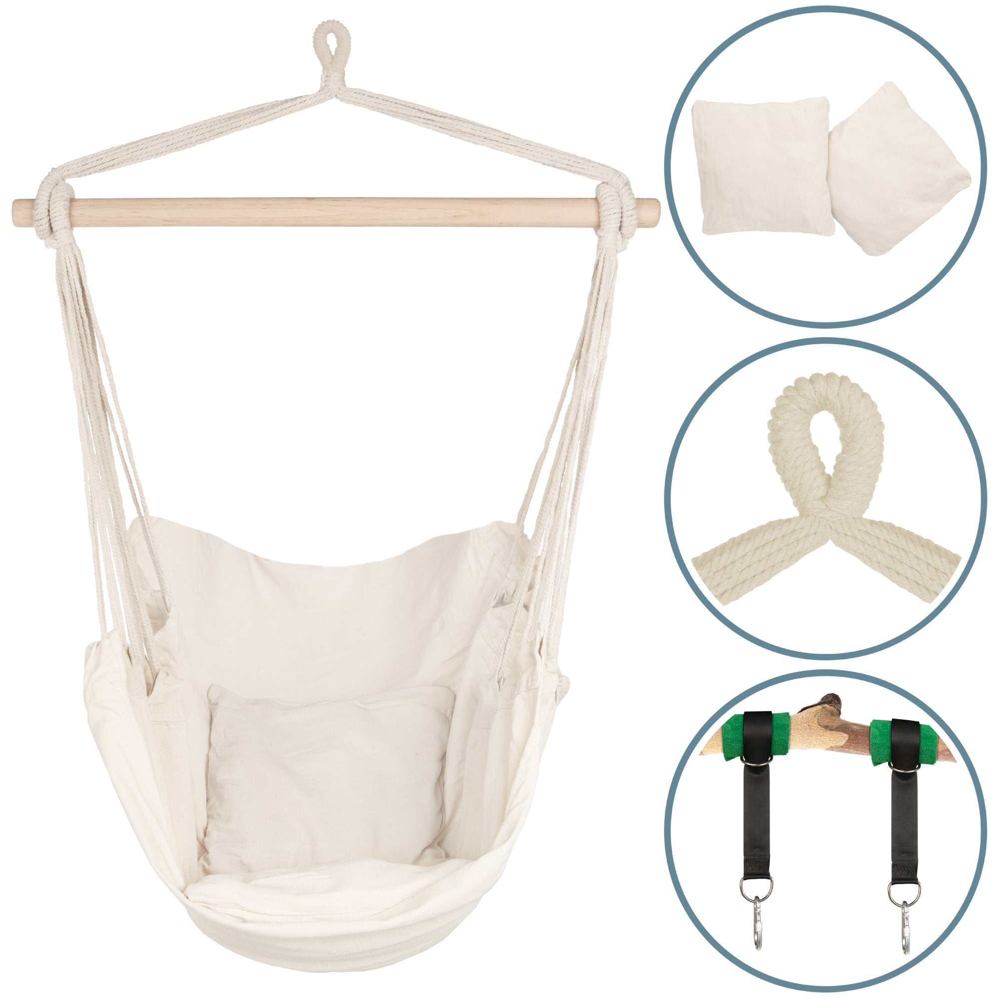 Hängesessel Kalea Weiss ib style