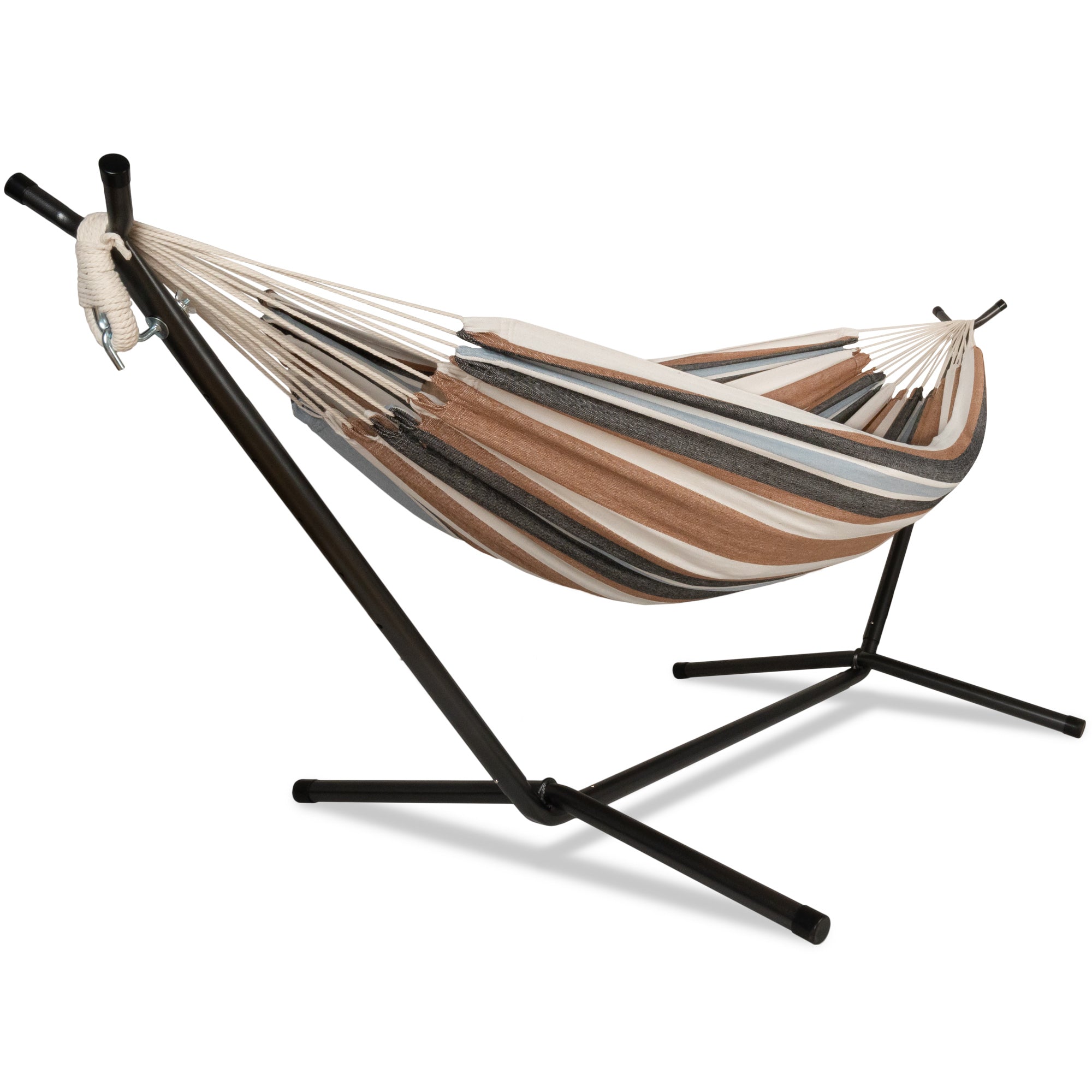 Hängematte Kalani Cappuccino mit Gestell ib style