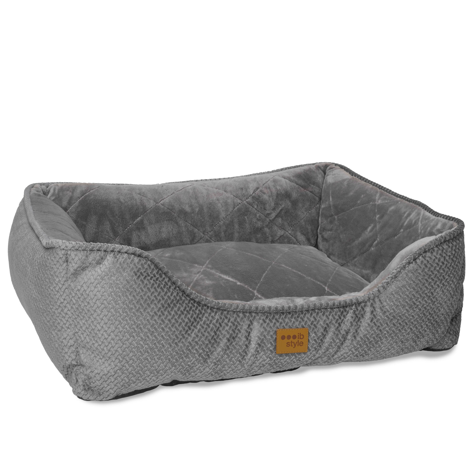 Hundebett Milo M 85 x 70 cm Grau