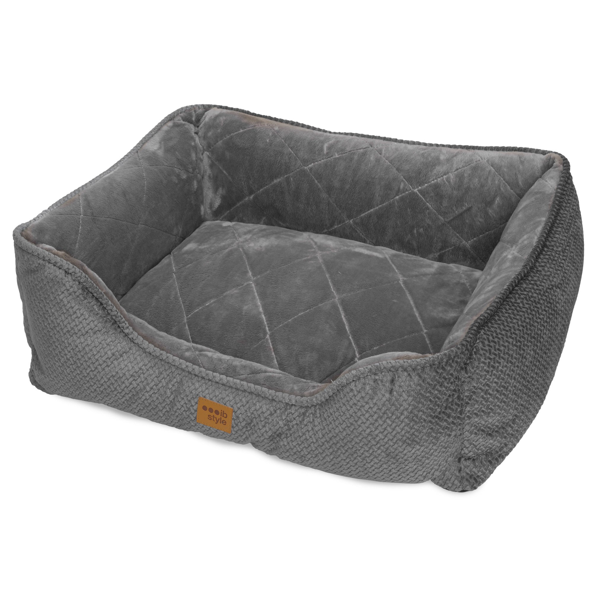 Hundebett Milo M 85 x 70 cm Grau