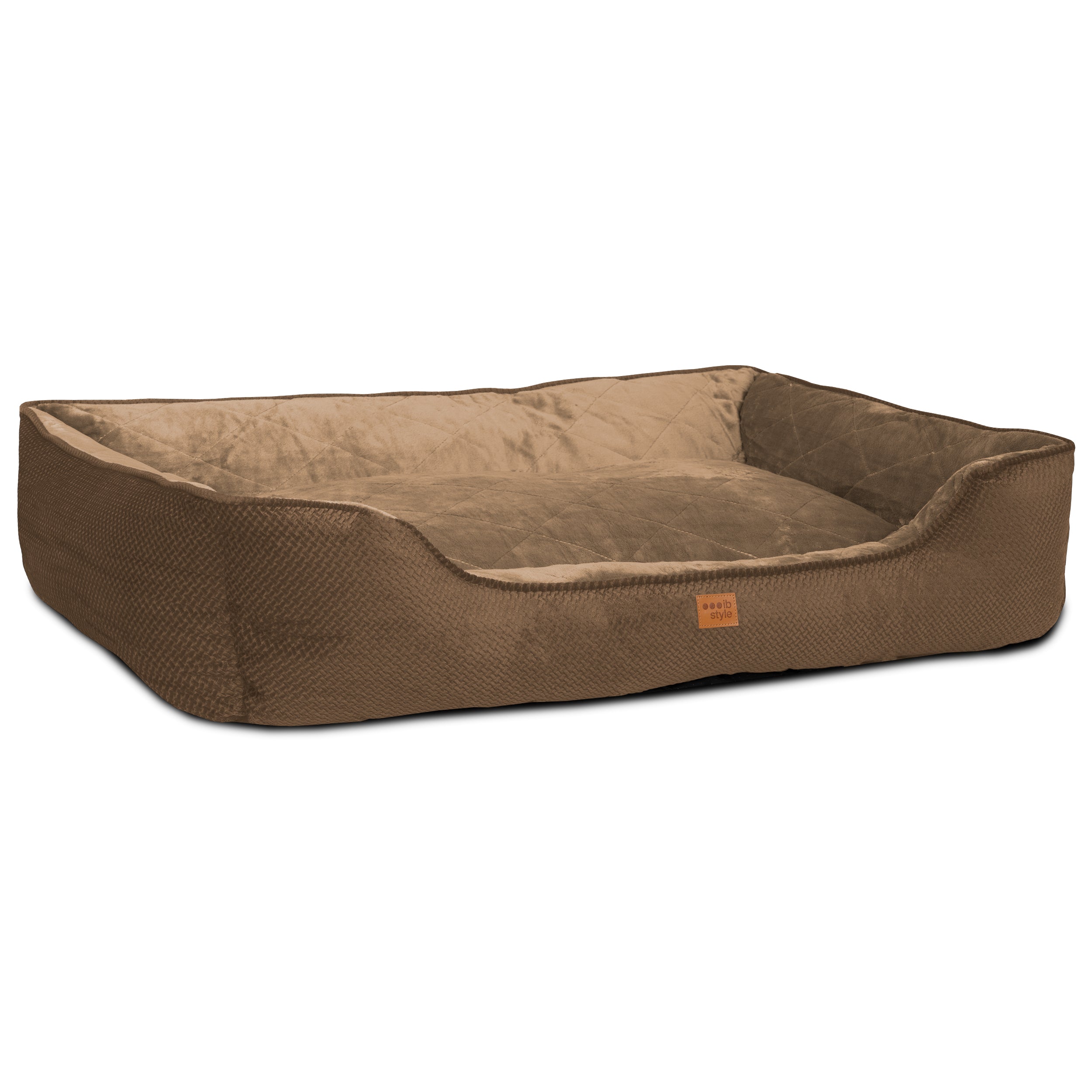 Hundebett Milo XL 115 x 90 cm Braun
