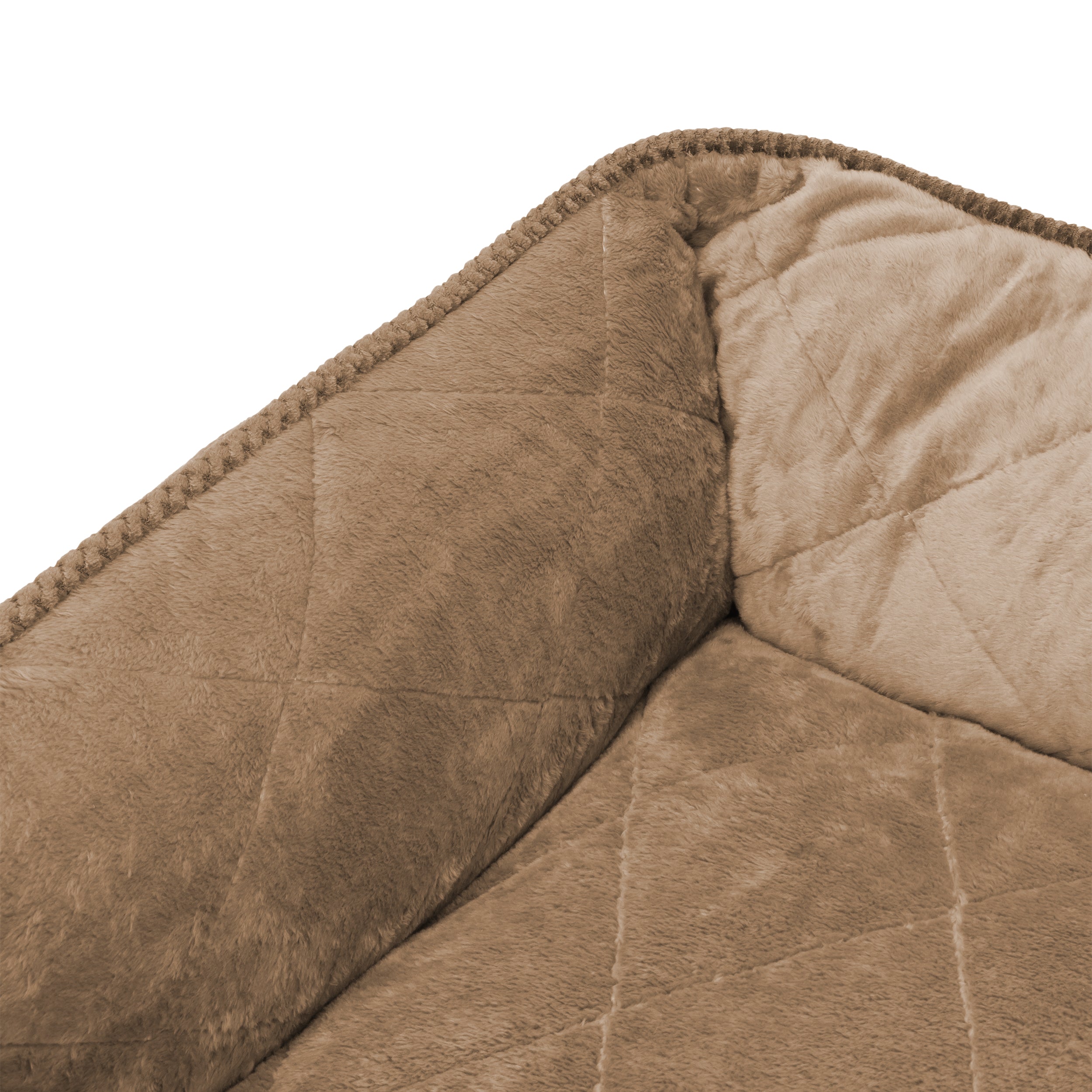 Hundebett Milo XL 115 x 90 cm Braun