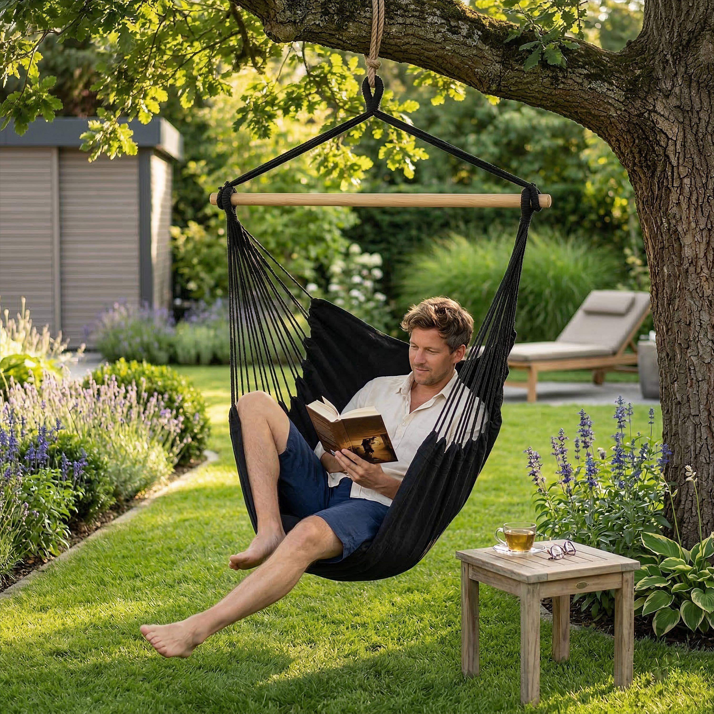 Kalea Hängesessel Schwarz