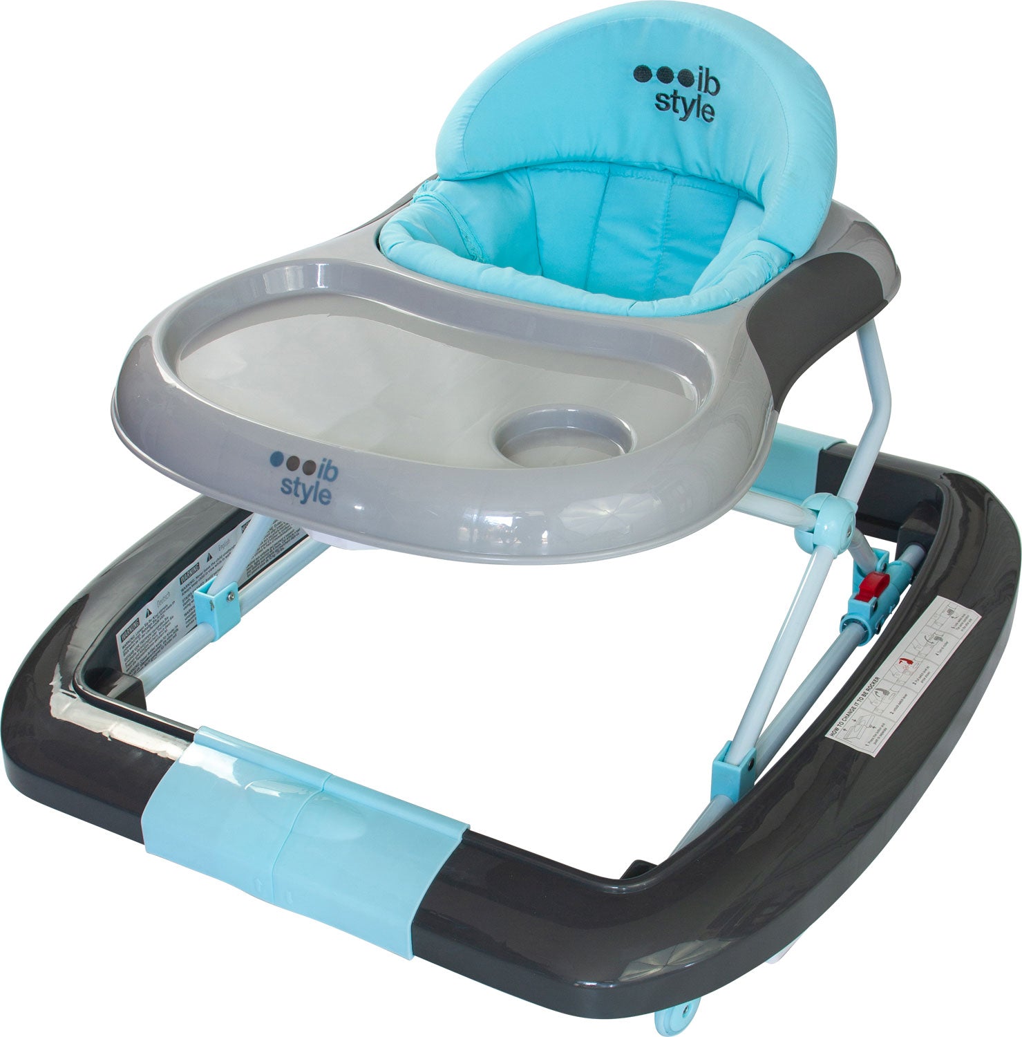 Little World Babywalker Türkis Grau