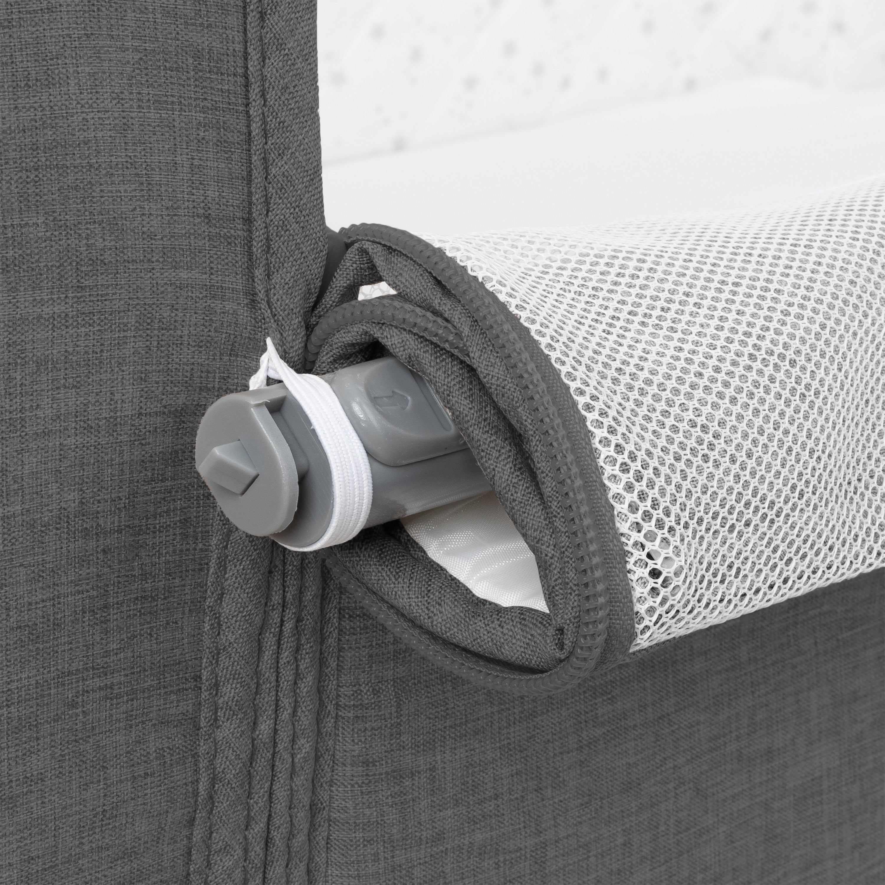 Kinderbett Aluna Dunkel Grau