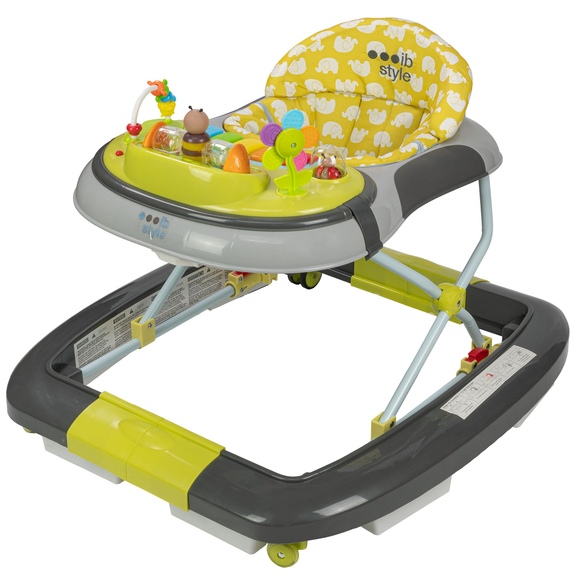 Little World Babywalker Lemon Grey