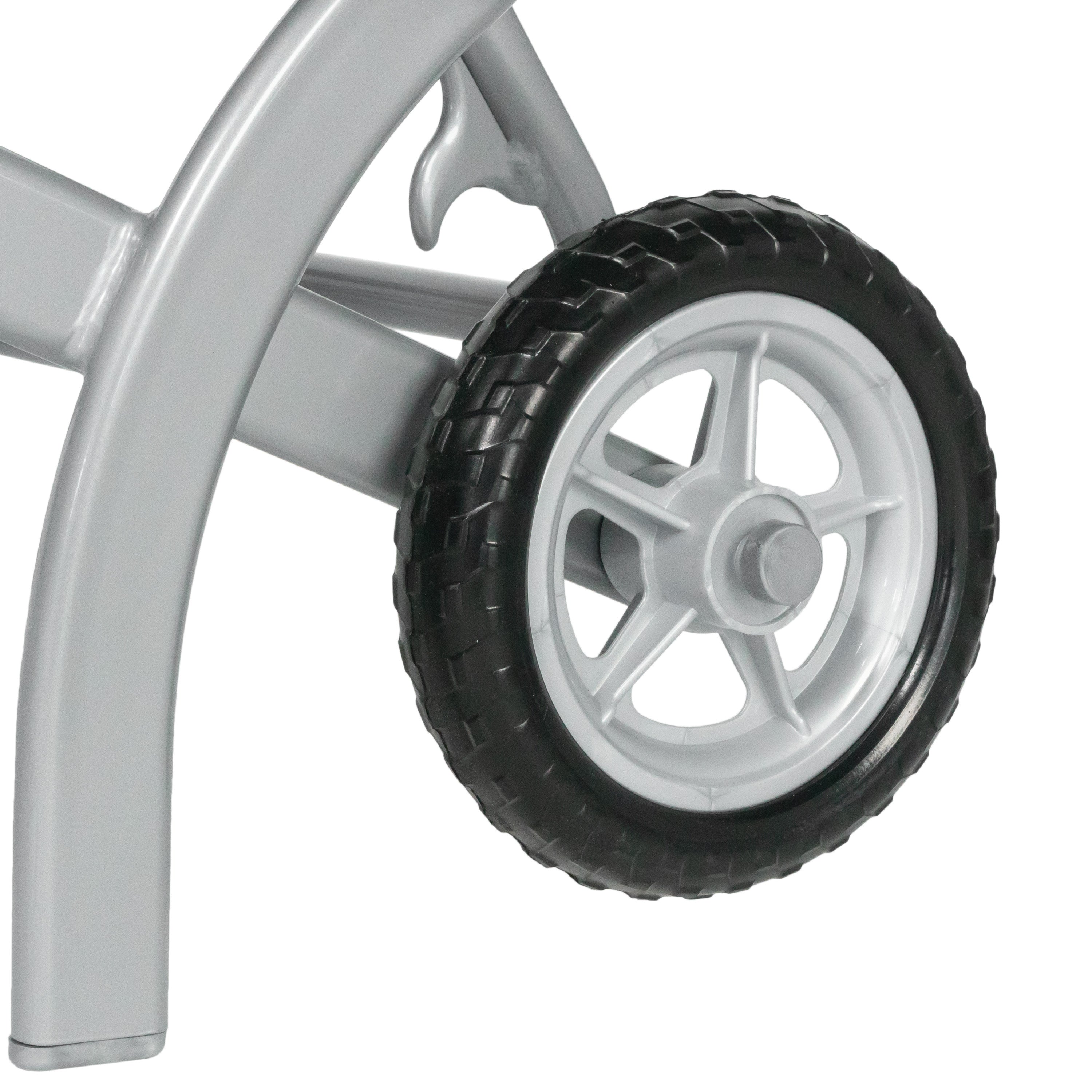 Gartenliege Diplomat Silber Rollbar