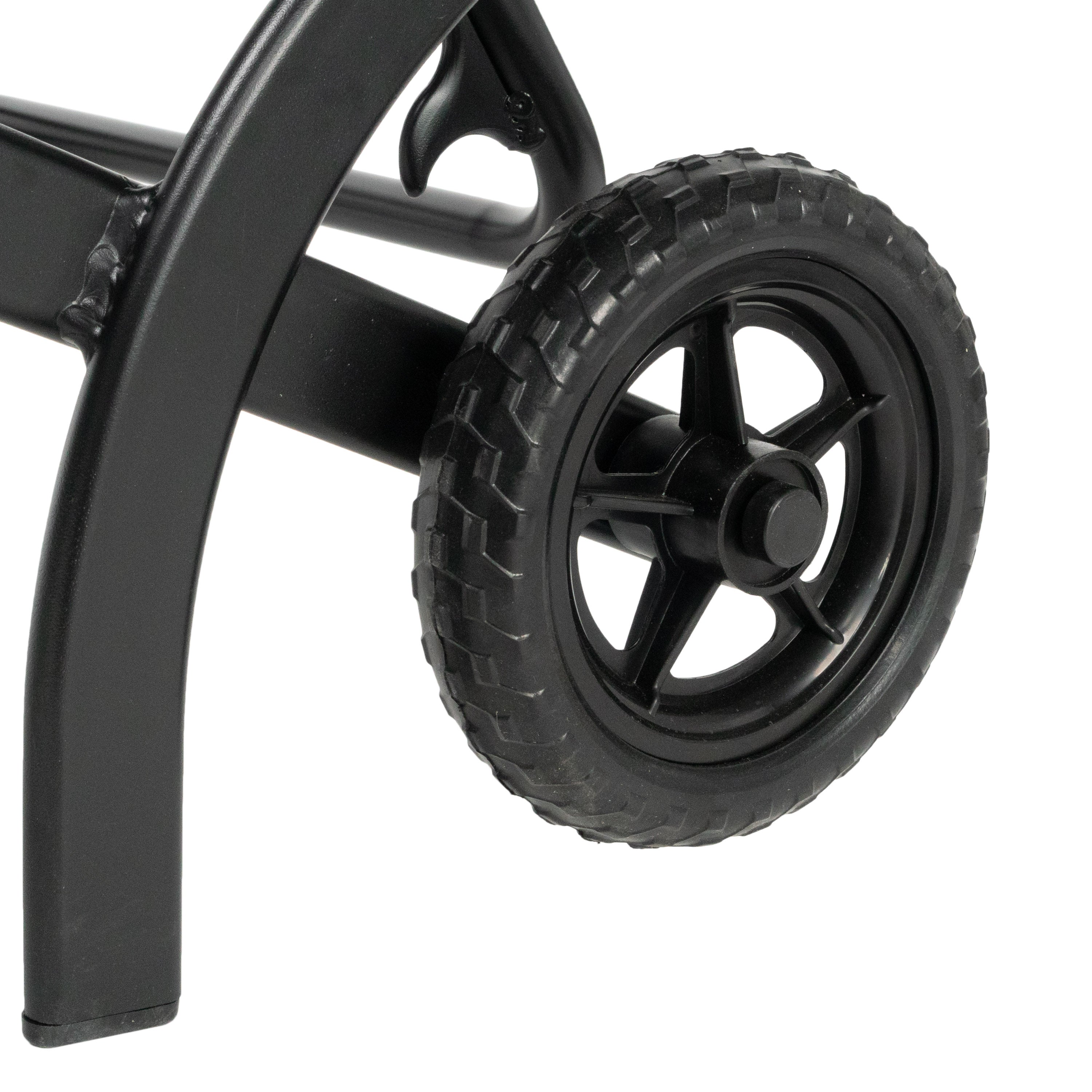 Gartenliege Diplomat Schwarz Rollbar