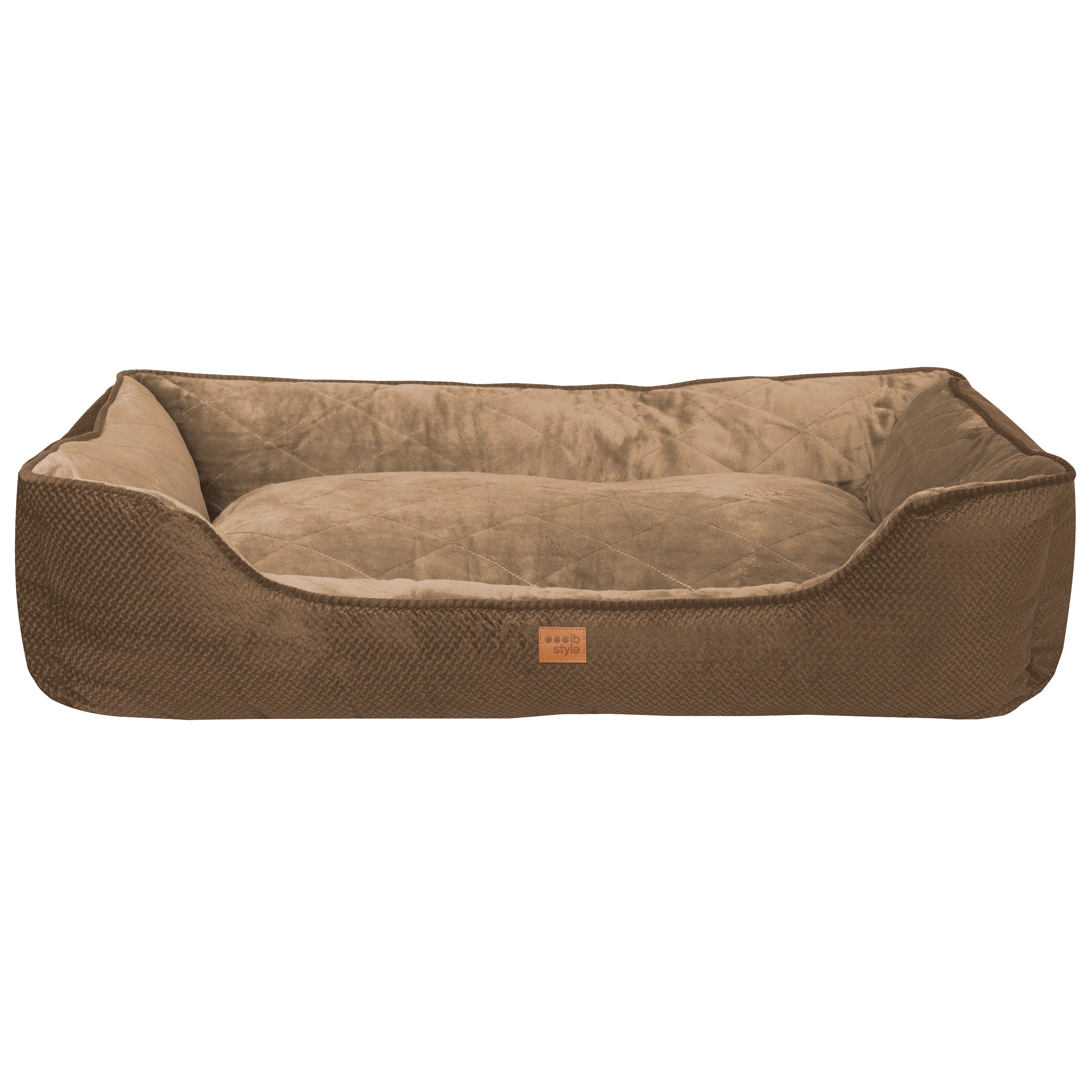 Hundebett Milo XL 115 x 90 cm Braun