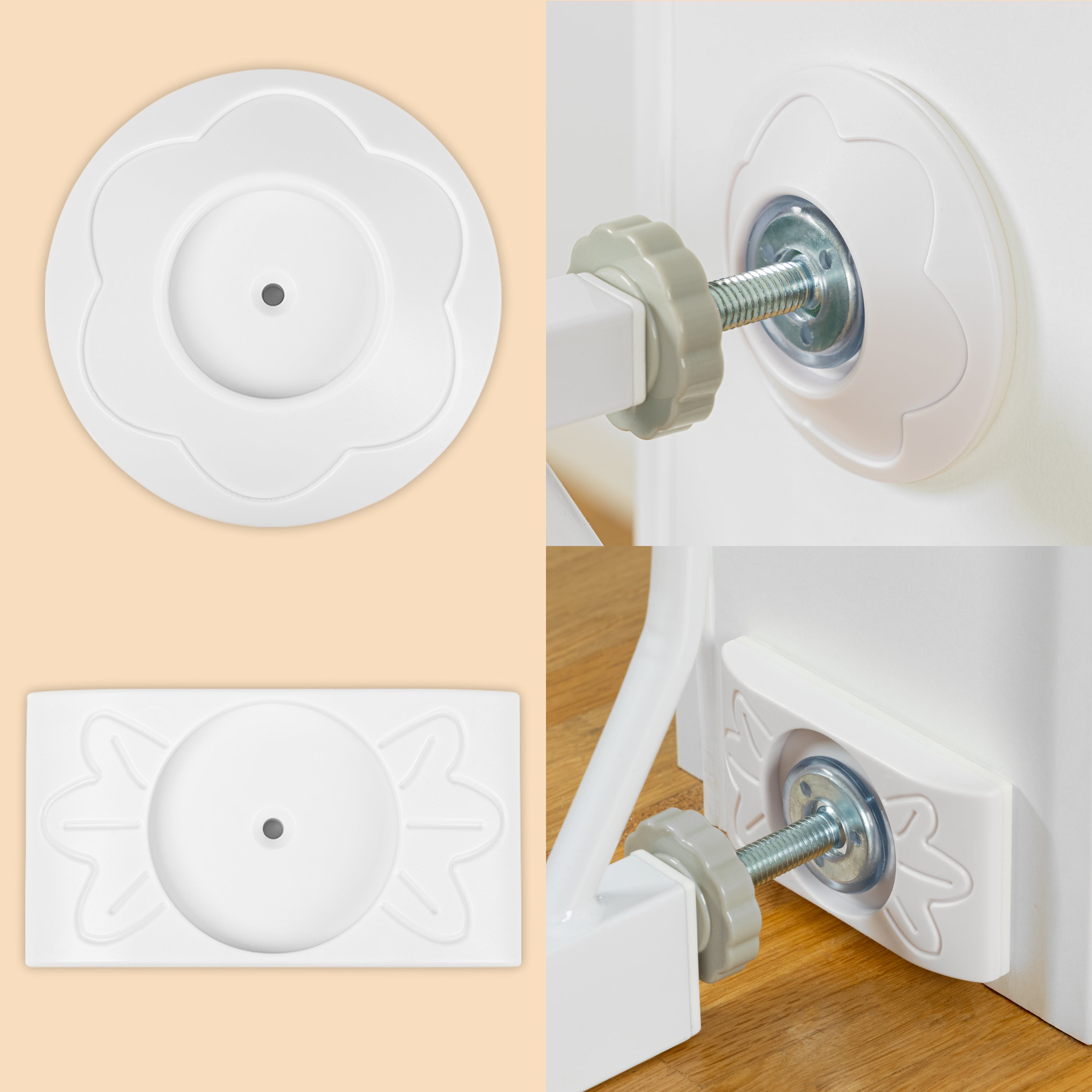 Wandschutzkappen 4er Set